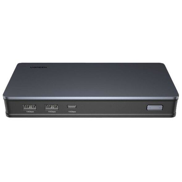 Adapter HUB UGREEN CM615 USB-C to 2x USB-A, 1x USB-C 3.1, 2x HDMI, 2x DP,  SD/TF, RJ45 6957303899128