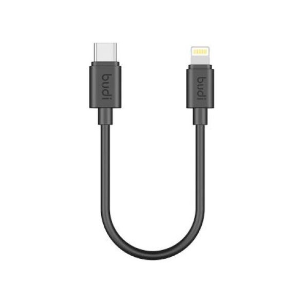 Καλώδιο Σύνδεσης USB 2.0 Budi USB C σε Lightning 35W 25cm Μαύρο 6971536926246 6971536926246 έως και 12 άτοκες δόσεις