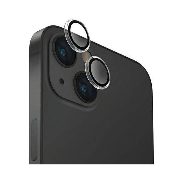 Tempered Glass for Camera APPLE IPHONE 15 / 15 PLUS UNIQ Optix Clear Camera Lens Protector z Aplikatorem Crystal Clear transparentny 8886463686072