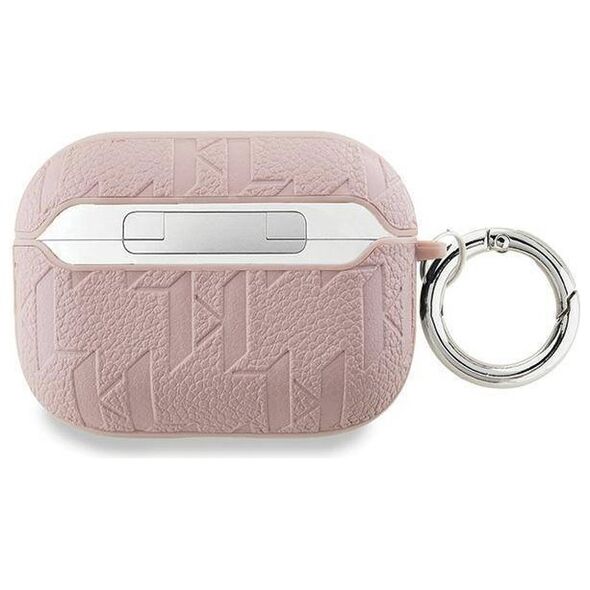 Original Case APPLE AIRPODS PRO 2 Karl Lagerfeld Cover Monogram Karl & Choupette Head pink 3666339283704