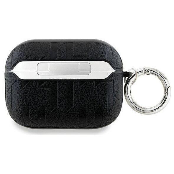 Original Case APPLE AIRPODS PRO 2 Karl Lagerfeld Cover Monogram Karl Head black 3666339283667