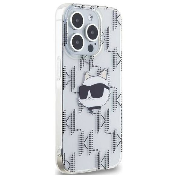 Original Case APPLE IPHONE 15 PRO MAX Karl Lagerfeld Hardcase IML Choupette MagSafe (KLHCP15XHKLPCHT) transparent 3666339286316