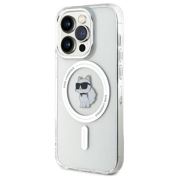 Original Case IPHONE 13 PRO Karl Lagerfeld Hardcase IML Choupette MagSafe (KLHMP13LHFCCNOT) transparent 3666339162337