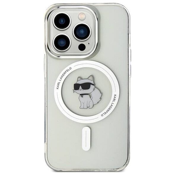 Original Case IPHONE 13 PRO Karl Lagerfeld Hardcase IML Choupette MagSafe (KLHMP13LHFCCNOT) transparent 3666339162337