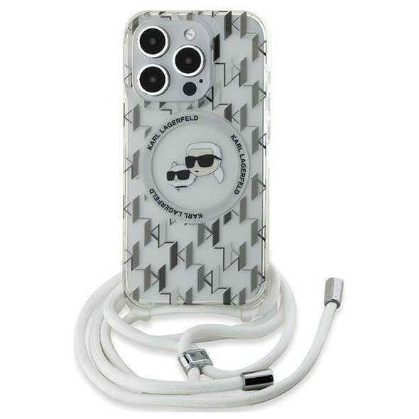 Original Case APPLE IPHONE 15 PRO MAX Karl Lagerfeld Hardcase Silicone Choupette Head MagSafe (KLHMP15XHCKCKLCT) transparent 3666339286873