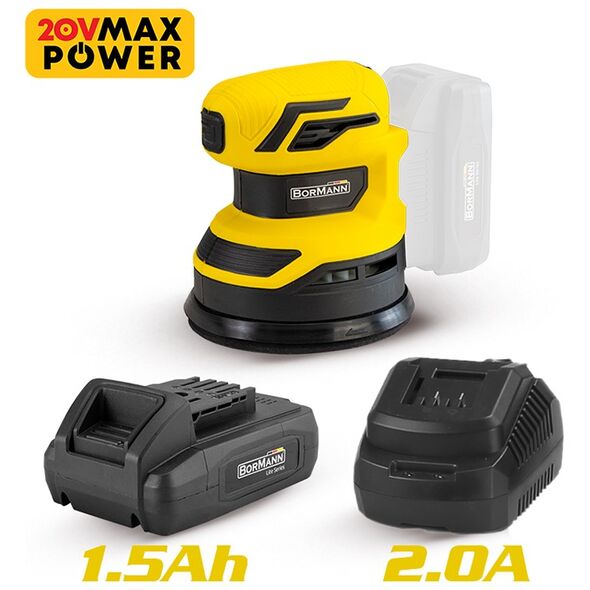 Bormann Bcd4100 Bormann Bcd4100 Τριβείο Έκκεντρο Μπαταρίας 20v,li-ion με Μπαταρία 2.0ah & Φορτιστή 078456 έως 12 Άτοκες Δόσεις