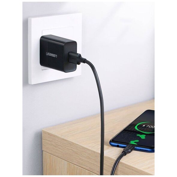 UGREEN micro USB Cable QC 3.0 2.4A 1.5m (Black) 6957303861378