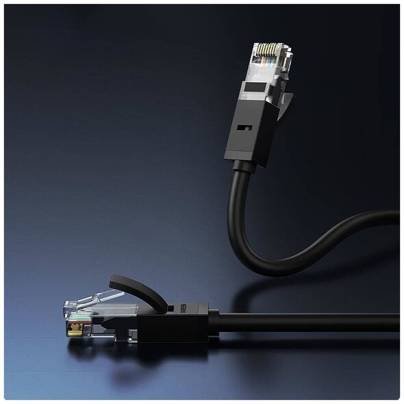 UGREEN Ethernet RJ45 Flat Network Cable, Cat.6, UTP, 8m (Black) 6957303851775