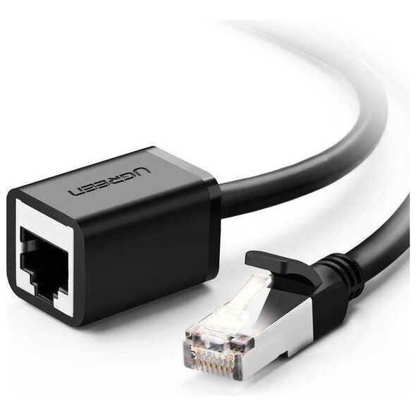 UGREEN Cat 6 FTP Ethernet RJ45 Extension Male/Female PatchCords with Shielding 3m (black) 6957303882823