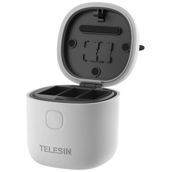 Telesin 3-slot waterproof charger Allin box for GoPro Hero 9 / Hero 10 (GP-BTR-904-GY) 6972860174013