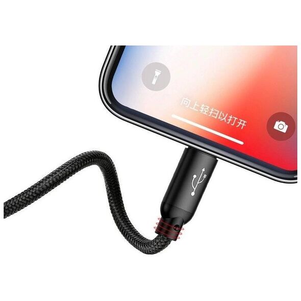 Baseus 3in1 Cable USB-C / Lightning / Micro 3,5A 0,3m (Black) 6953156273931