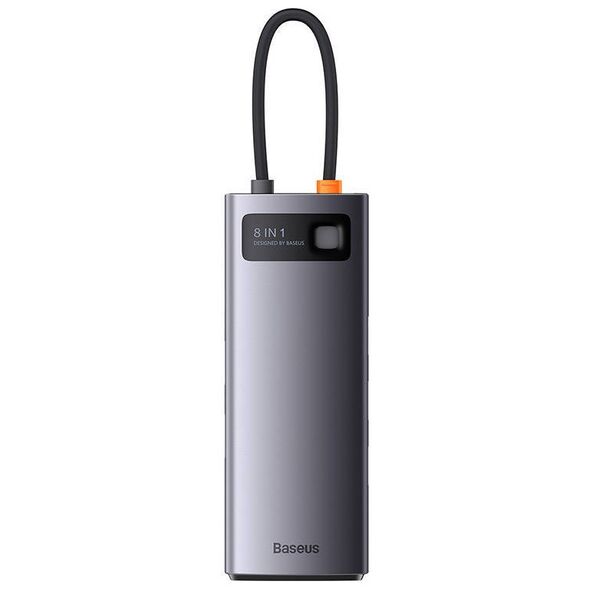 Hub 8in1 Baseus StarJoy Series, USB-C to 3x USB 3.1 + HDMI + USB-C PD + RJ45 + microSD/SD 6932172622169
