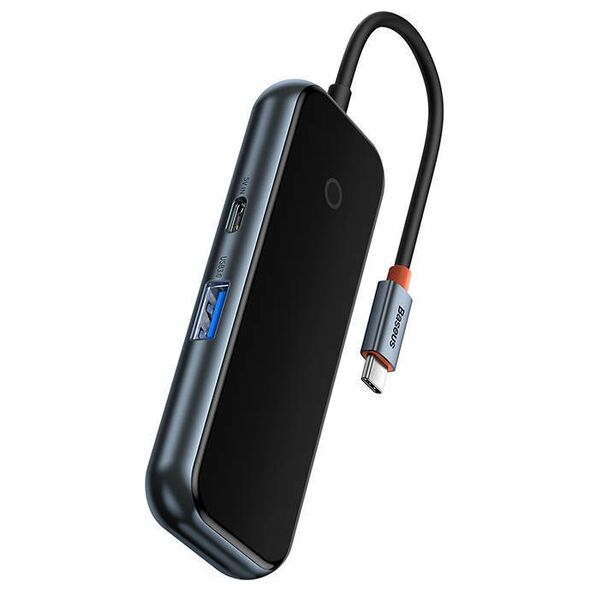 Baseus Hub Adapter 4w1 USB-C na 4xUSB 3.0 (Dark Grey) 6932172624118