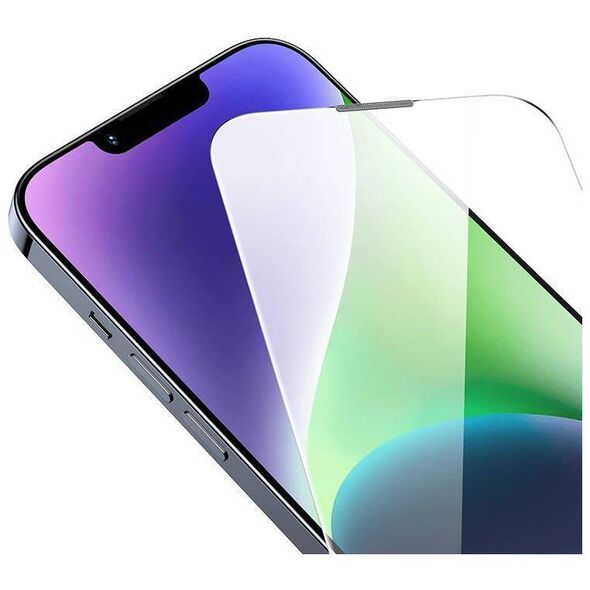 Tempered Glass IPHONE 13 PRO MAX / 14 PLUS Baseus Corning with a dust filter 6932172631772