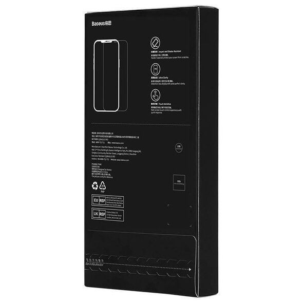 Tempered Glass IPHONE 14 PRO MAX Baseus Corning with a dust filter 6932172631741