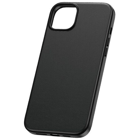 Case APPLE IPHONE 15 PRO MAX Baseus Fauxther Series black 6932172641191