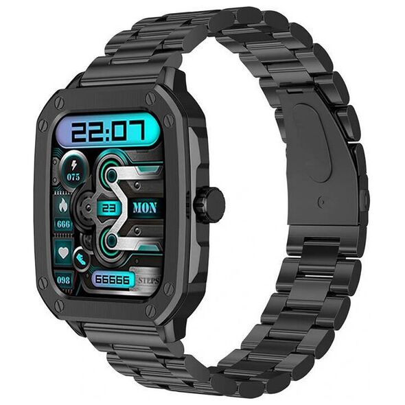 Smartwatch Blitzwolf BW-GTC3 (Black/Black Steel) 5905316149717
