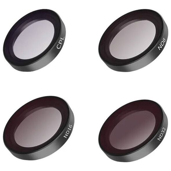 Lens filter Set CPL/ND8/ND16/ND32 Telesin for Insta360 GO3 6974944461712