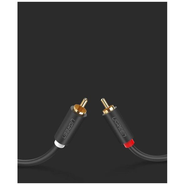 UGREEN 2RCA (Cinch) to 2RCA (Cinch) Cable 5m (black) 6957303815203