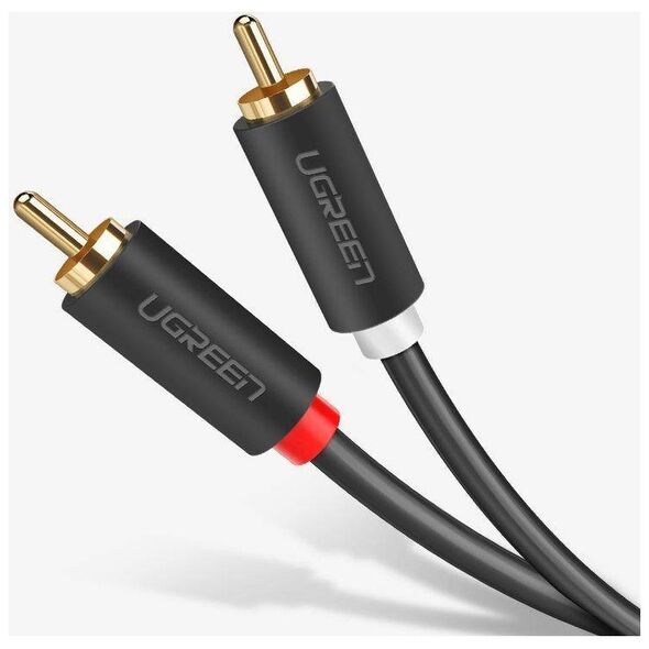 UGREEN 2RCA (Cinch) to 2RCA (Cinch) Cable 5m (black) 6957303815203