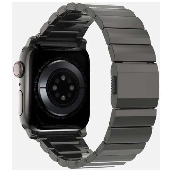Strap for APPLE WATCH 4 / 5 / 6 / 7 / 8 / 9 / SE / ULTRA 1 / 2 (42 / 44 / 45 / 49 MM) Tech-Protect Steelband black 5906302300075