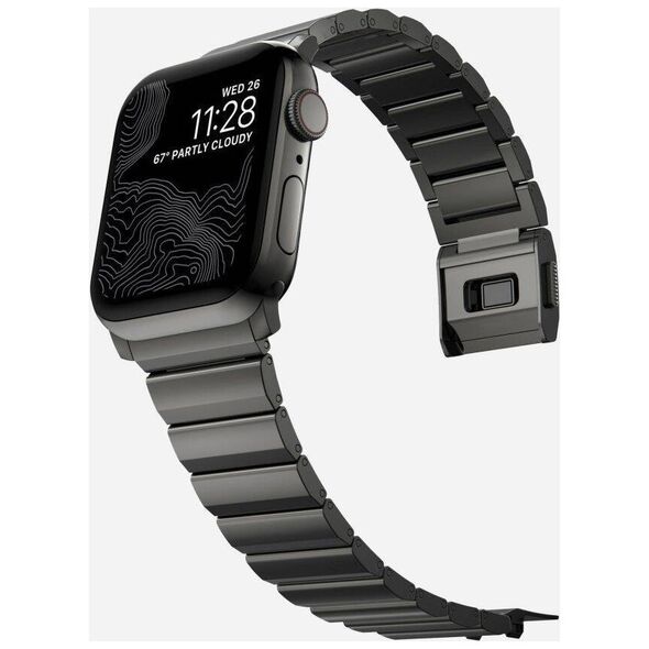 Strap for APPLE WATCH 4 / 5 / 6 / 7 / 8 / 9 / SE / ULTRA 1 / 2 (42 / 44 / 45 / 49 MM) Tech-Protect Steelband black 5906302300075