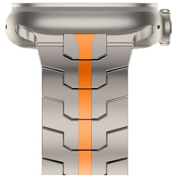 Strap for APPLE WATCH 4 / 5 / 6 / 7 / 8 / 9 / SE / ULTRA 1 / 2 (42 / 44 / 45 / 49 MM) Tech-Protect Stainless Titanium 5906203697311