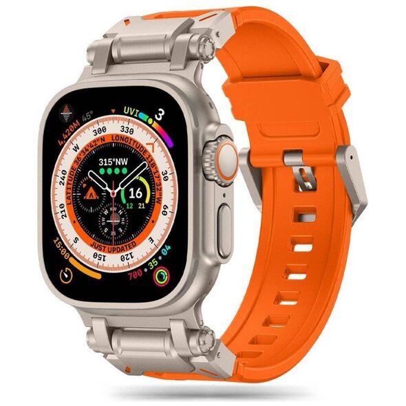 Strap for APPLE WATCH 4 / 5 / 6 / 7 / 8 / 9 / SE / ULTRA 1 / 2 (42 / 44 / 45 / 49 MM) Tech-Protect Delta Pro TItanium 5906302310647