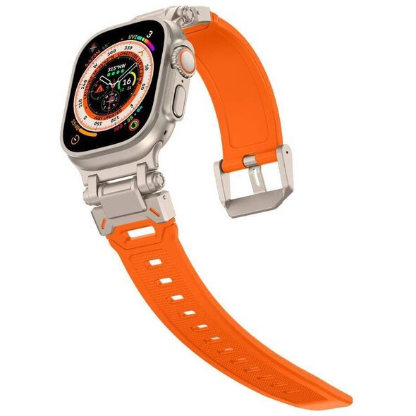 Strap for APPLE WATCH 4 / 5 / 6 / 7 / 8 / 9 / SE / ULTRA 1 / 2 (42 / 44 / 45 / 49 MM) Tech-Protect Delta Pro TItanium 5906302310647