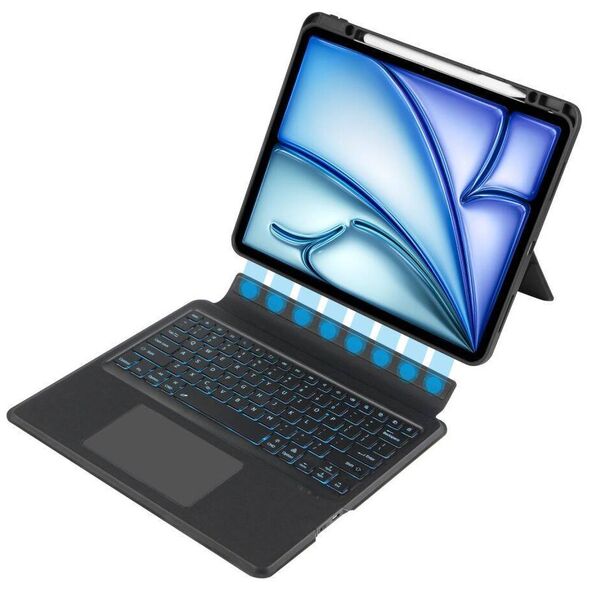Case IPAD AIR 13.0 2024 Tech-Protect SCMag Pen + Keyboard black 5906302308675