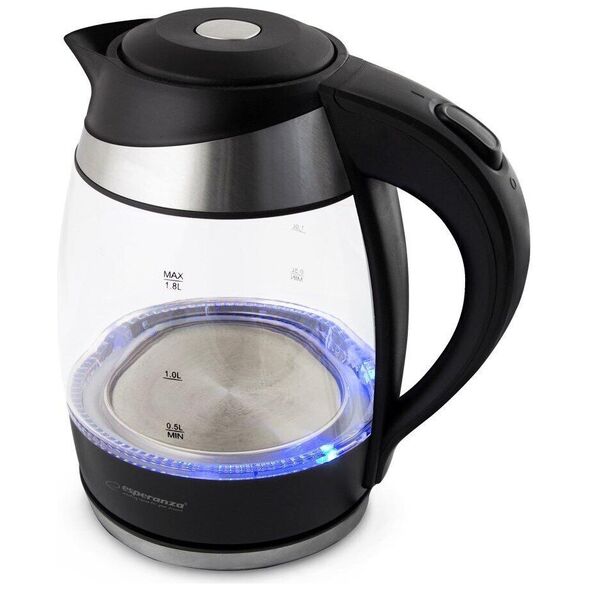 Esperanza EKK-009 Βραστήρας 1.8lt 2200W Μαύρος (EKK009) (ESPEKK009) έως 12 άτοκες Δόσεις