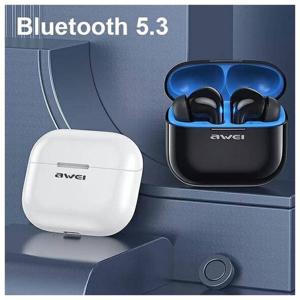 Bluetooth 5.3 Headphones + AWEI Docking Station (T1Pro) black 6954284002202