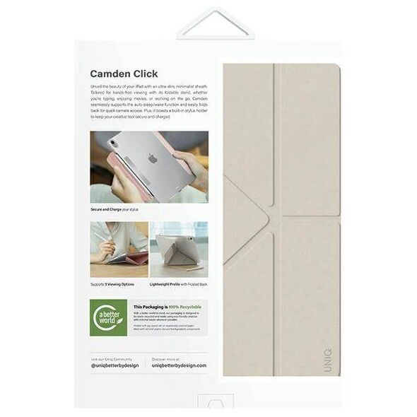 Case iPad Air 13" (2024) UNIQ Camden Click beige 8886463688786