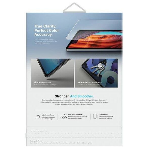 Tempered Glass iPad Pro 11" (2024) UNIQ Optix with Applicator Clear 8886463688946