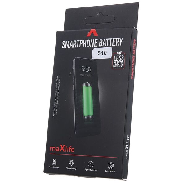 Maxlife battery for Samsung S10 EB-BG973ABU 3400mAh 5900495000873