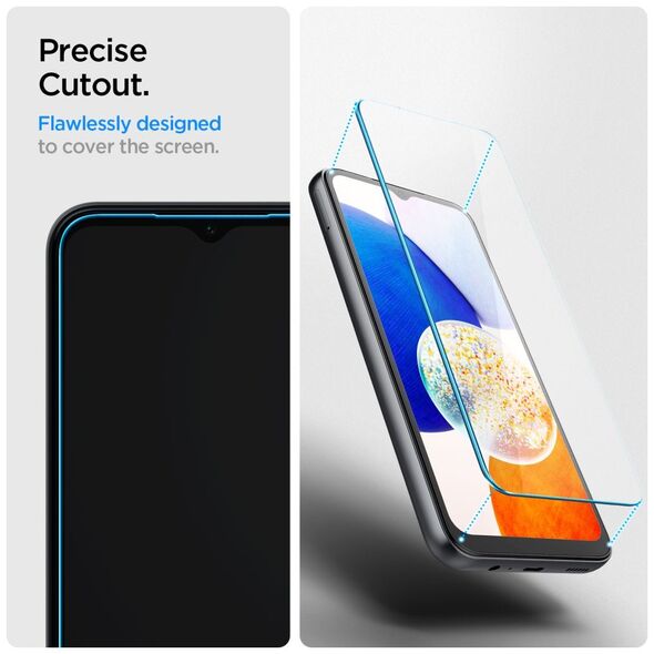 Spigen tempered glass Glas.TR Slim for Samsung Galaxy A15 4G / 5G / A25 5G - 2 pcs. 8809971223508