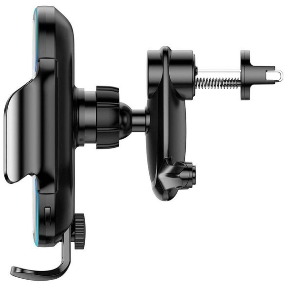 Baseus Light Electric Car Holder with Qi inductive charger (Black) 6953156212466