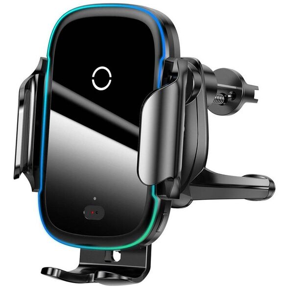 Baseus Light Electric Car Holder with Qi inductive charger (Black) 6953156212466