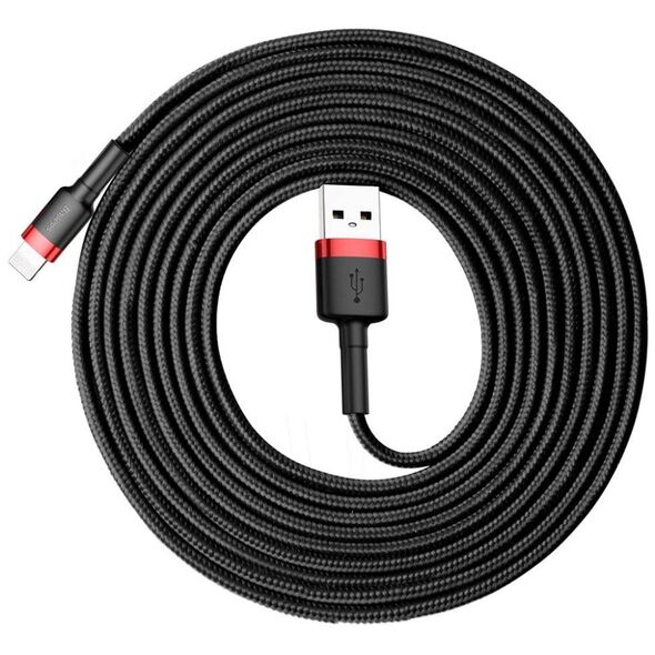 Baseus Cafule Cable USB Lightning 2A 3m (Black+Red) 6953156296312