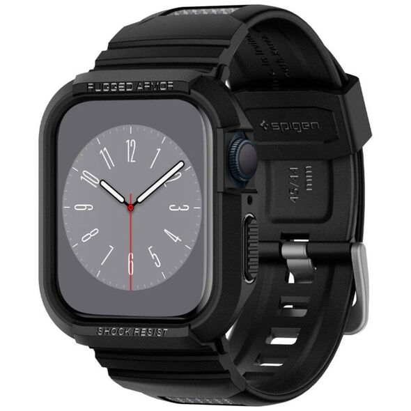 Case for APPLE WATCH 4 / 5 (44 mm) Spigen Rugged Armor Pro black 8809613768060