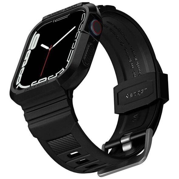 Case for APPLE WATCH 4 / 5 (44 mm) Spigen Rugged Armor Pro black 8809613768060