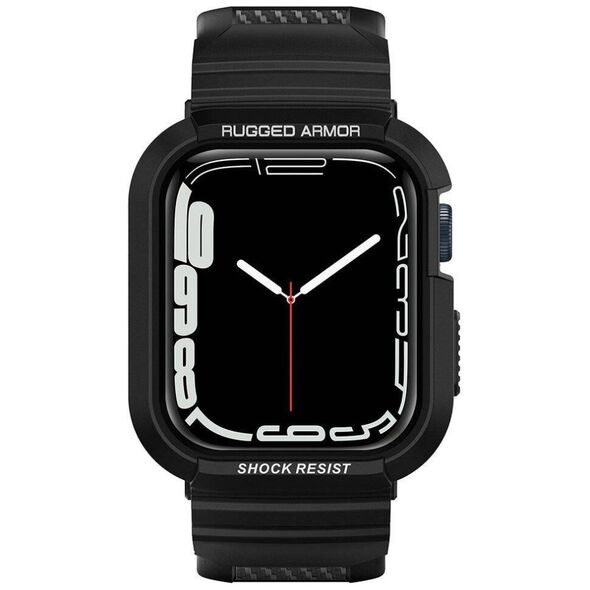 Case for APPLE WATCH 4 / 5 (44 mm) Spigen Rugged Armor Pro black 8809613768060
