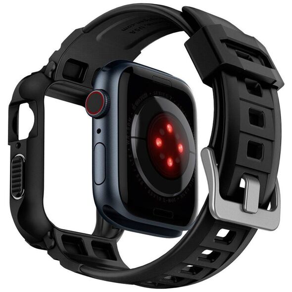 Case for APPLE WATCH 4 / 5 (44 mm) Spigen Rugged Armor Pro black 8809613768060
