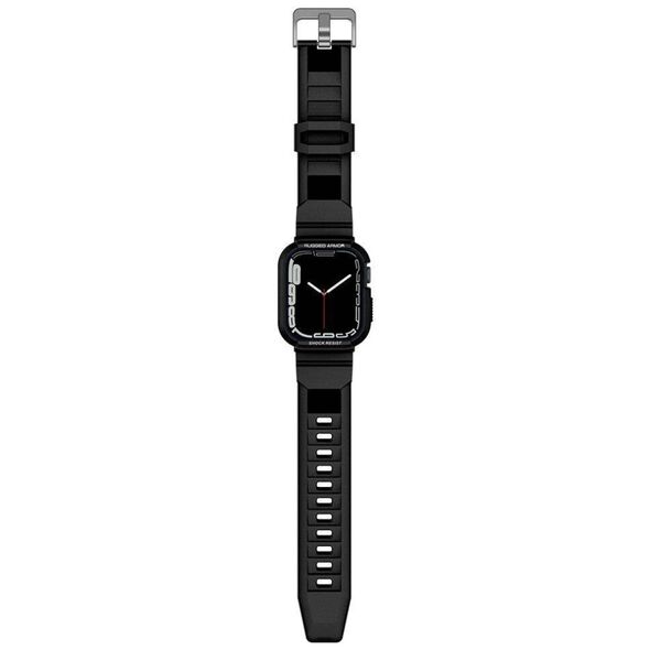 Case for APPLE WATCH 4 / 5 (44 mm) Spigen Rugged Armor Pro black 8809613768060