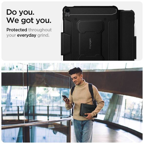 Case APPLE IPAD AIR 10.9 (4gen / 5gen) Spigen Rugged Armor "Pro" black 8809710759329