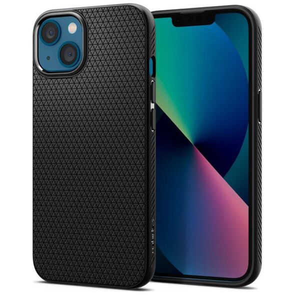 Case IPHONE 13 MINI Spigen Liquid Air Matte black 8809811850635