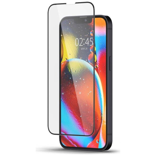 Tempered Glass IPHONE 13 / 13 PRO Spigen ALM Glass FC black 8809811851298