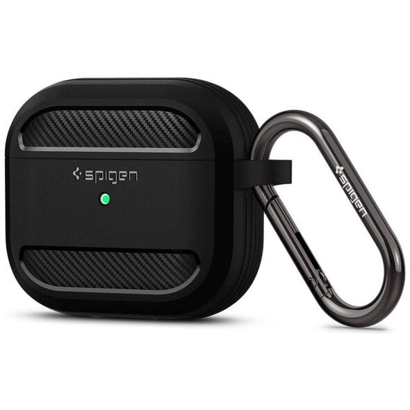 Case APPLE AIRPODS 3 Spigen Rugged Armor Matte black 8809710758605