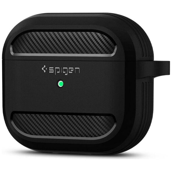Case APPLE AIRPODS 3 Spigen Rugged Armor Matte black 8809710758605