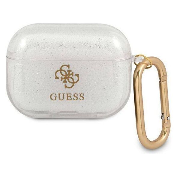 Case APPLE AIRPODS PRO Guess Glitter Collection (GUAPUCG4GT) transparent 3666339009915